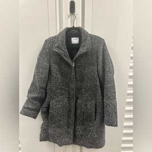 OLD NAVY PLAID WOOL TRENCH COAT [FINAL PRICE]